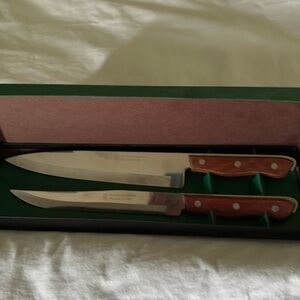 Madam Steel knife set; never been used